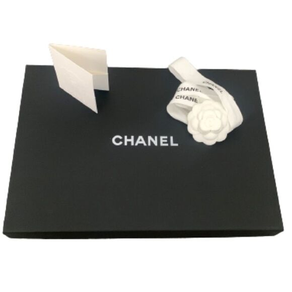 CHANEL Empty Medium Gift Box – 15” x 11” x 2” with Ribbon, Camellia, Tissue - Picture 1 of 11